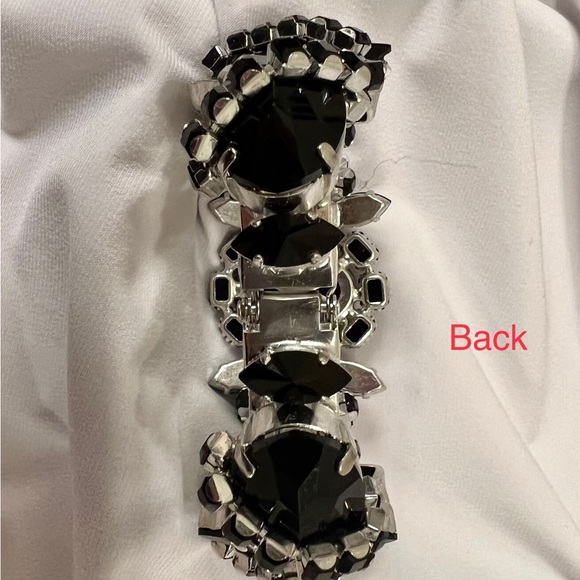 Rodrigo Otazu Black Swarovski Crystal Bracelet, like new, never worn - Picture 5 of 5